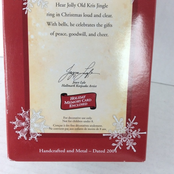 Hallmark Keepsake Ornament Jolly Old Kris Jingle 2004 - Picture 7 of 11